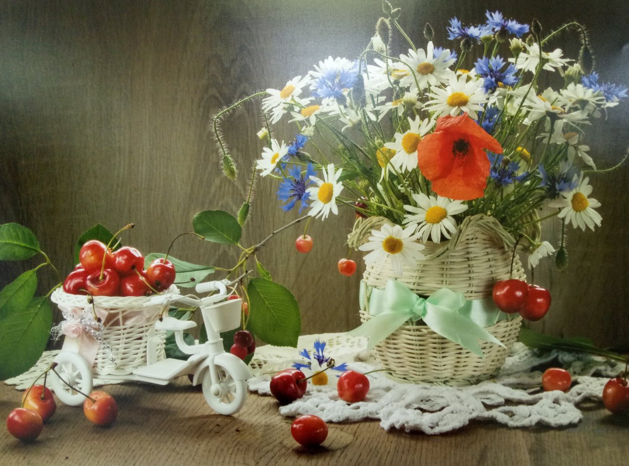 Красивые летние натюрморты