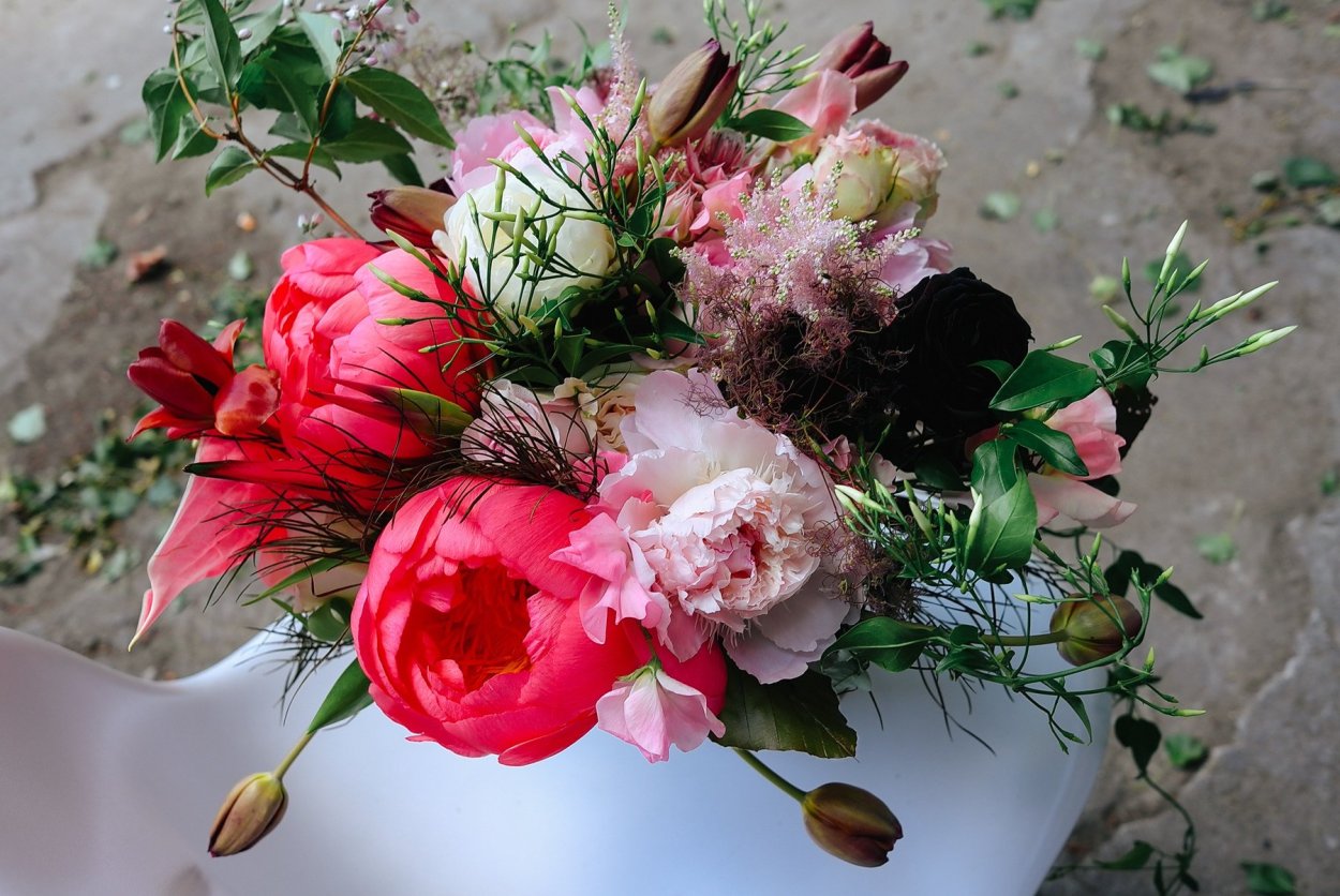 Букет полевые цветы