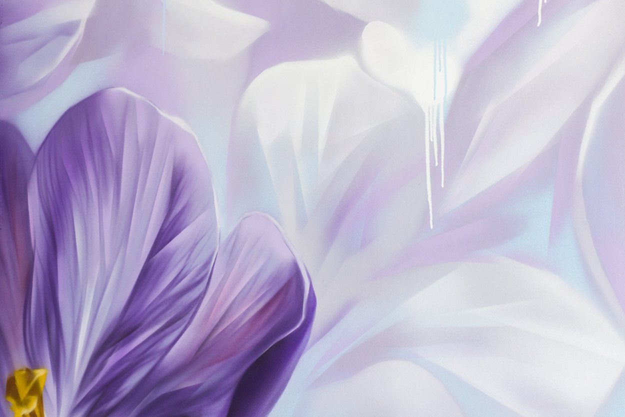 Ирисы акварелью