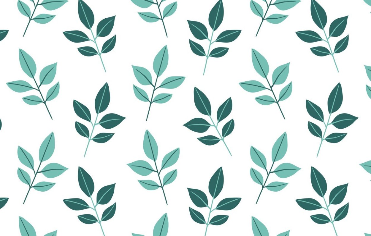 Растительный узор Минимализм