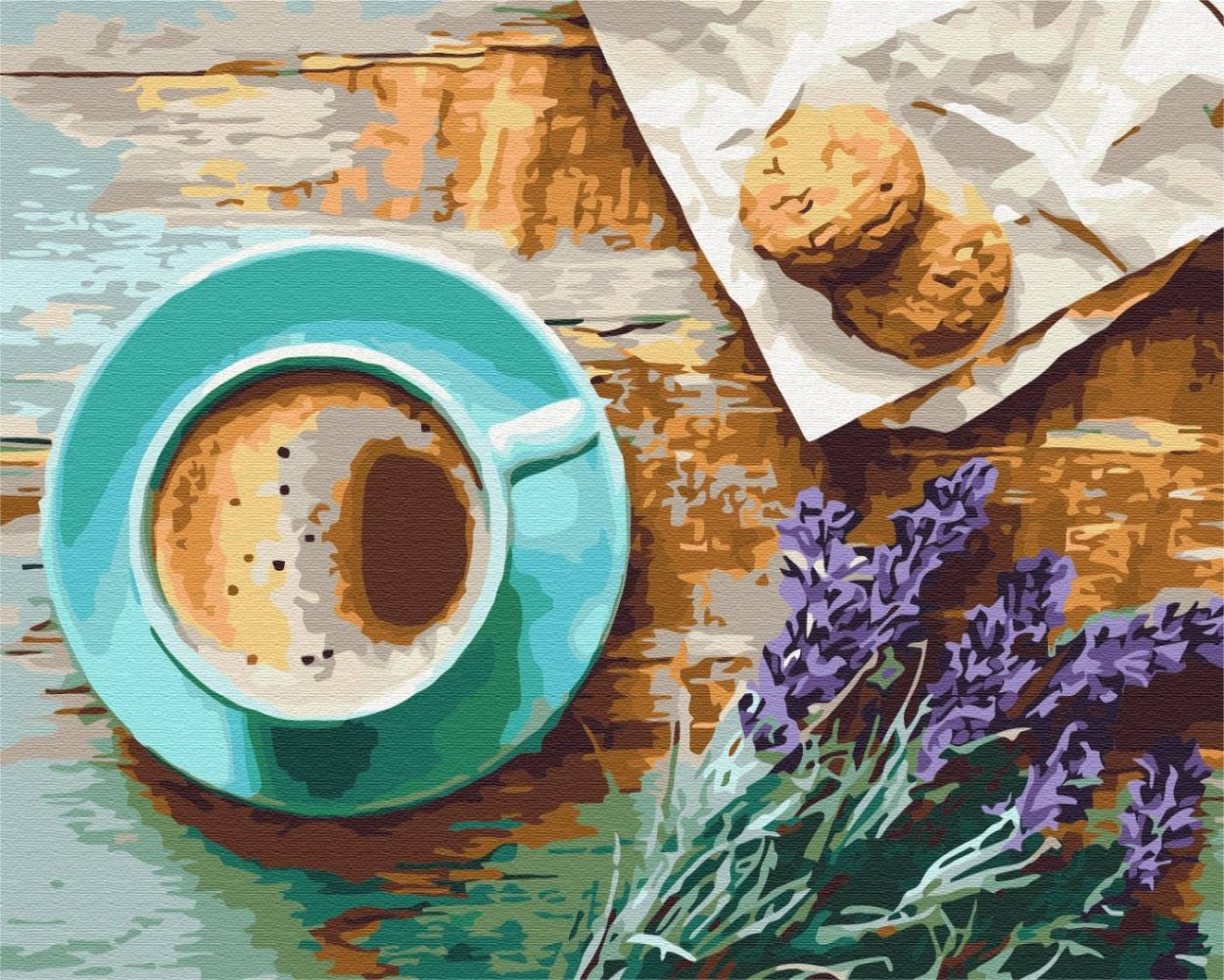 Кофе и цветы