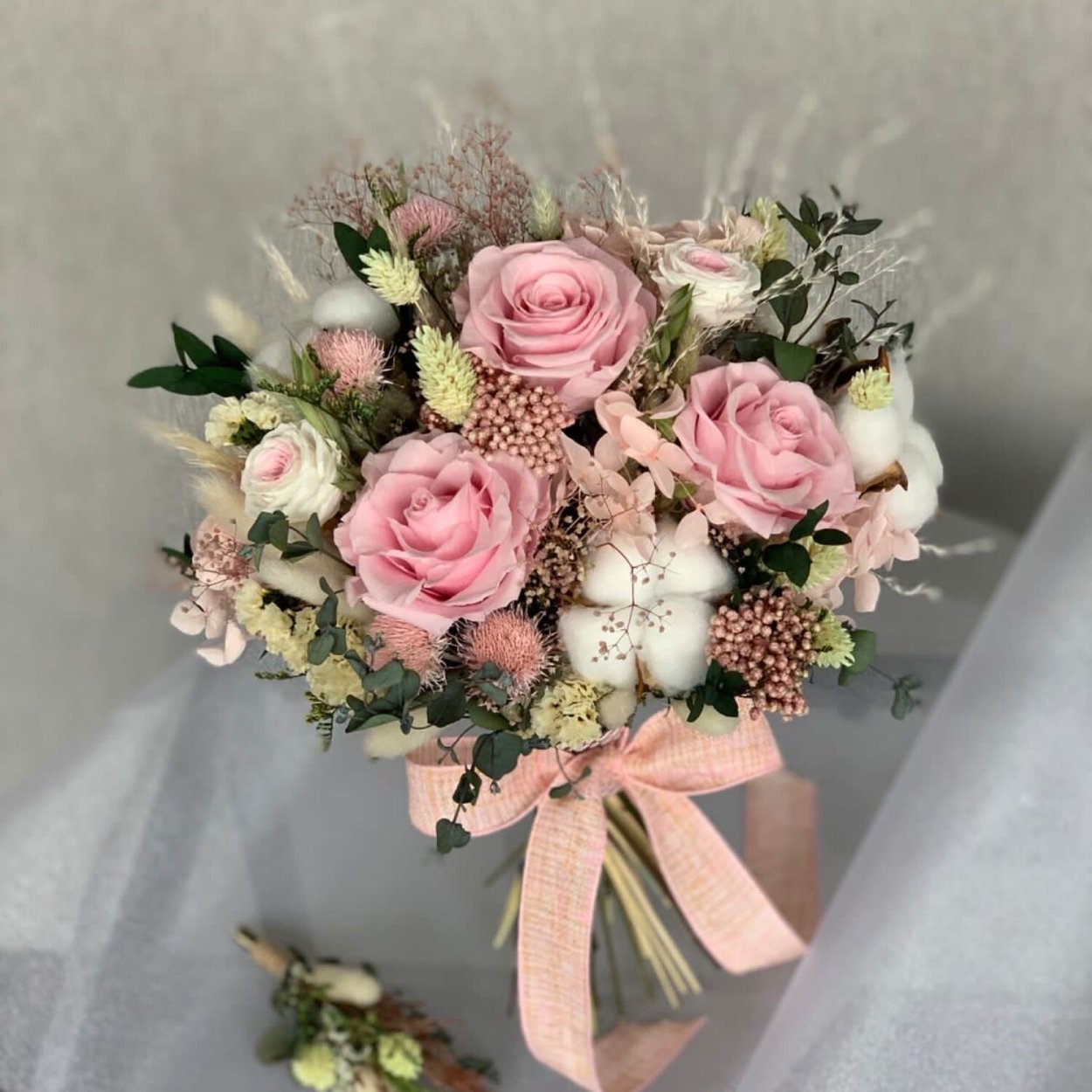 Букет из стабилизированных цветов