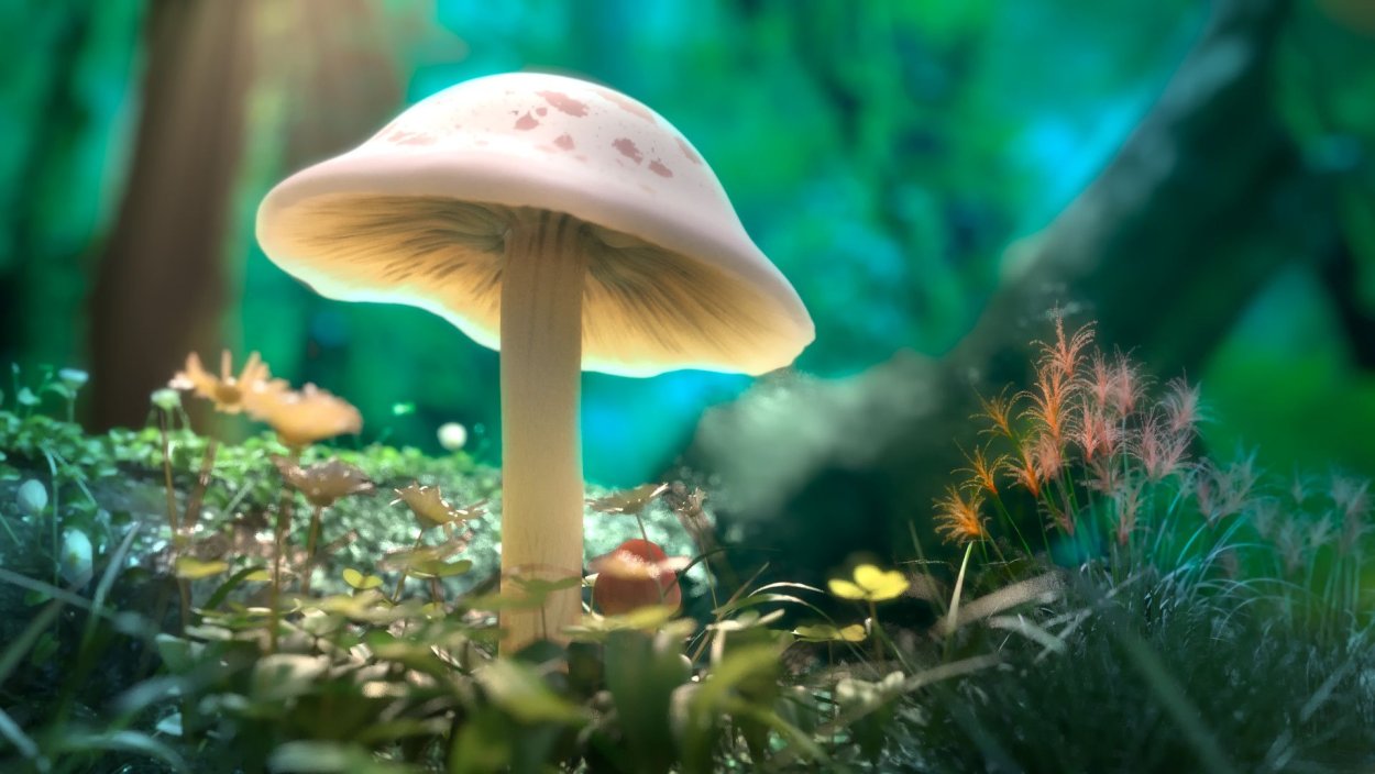 Гриб поганка Сказочная