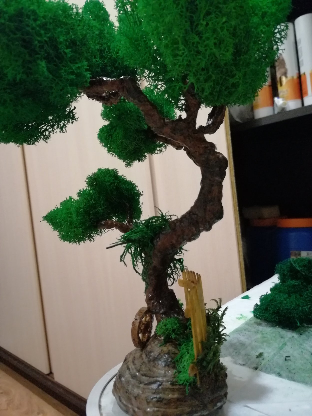 Стабилизированный мох бонсай