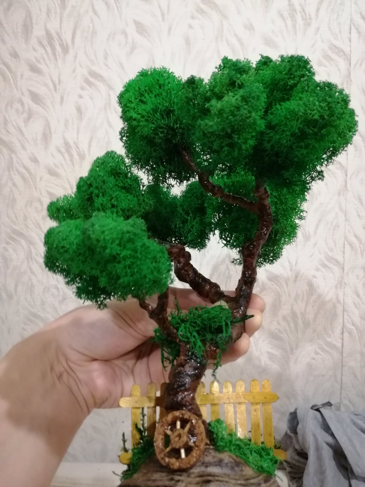 Топиарий из мха