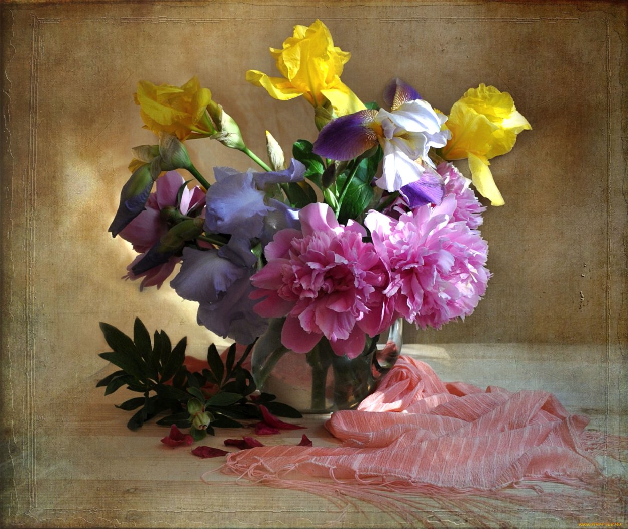 Каллы альстромерия Ирис