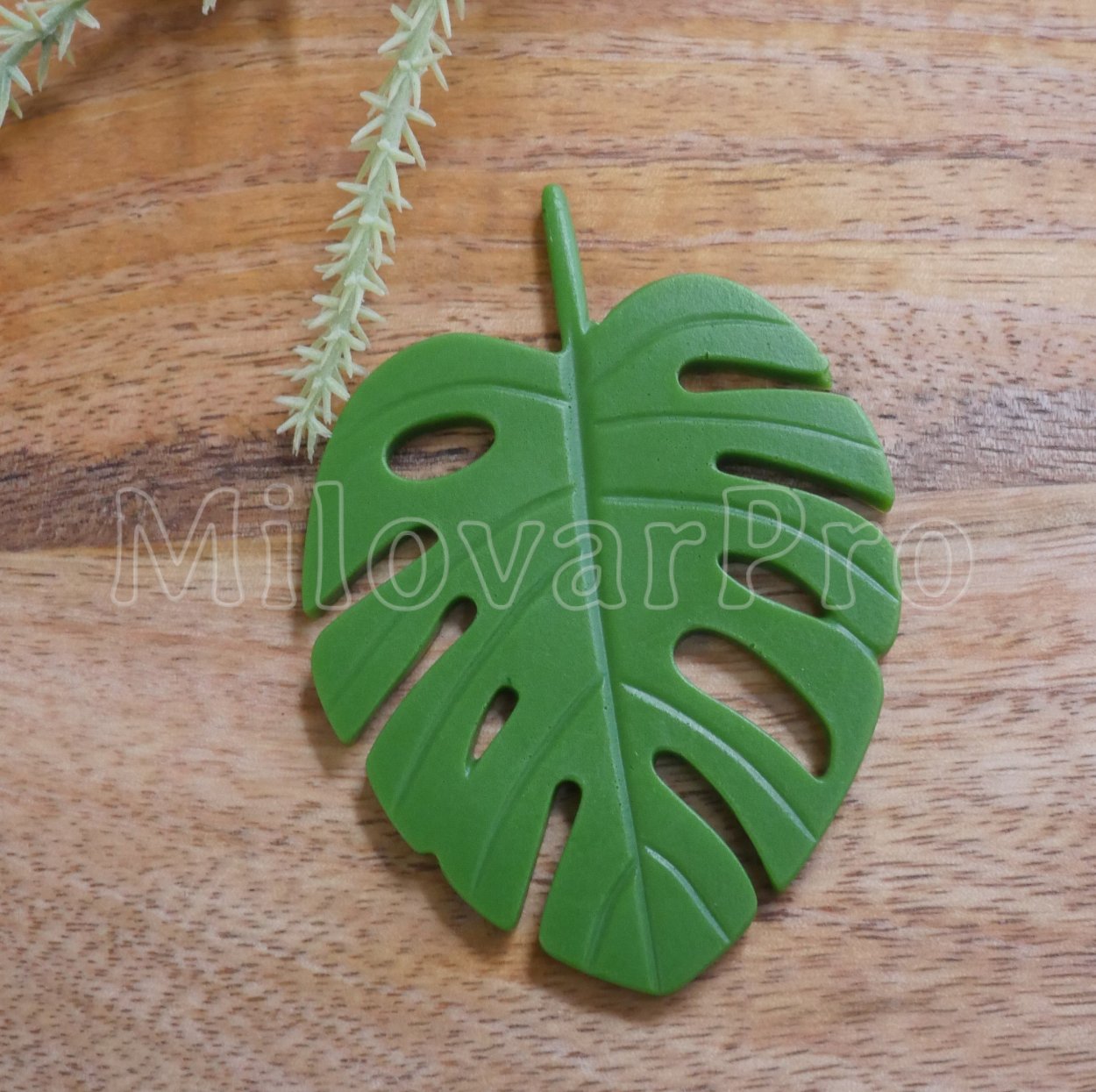 Силиконовая форма лист монстеры для гипса