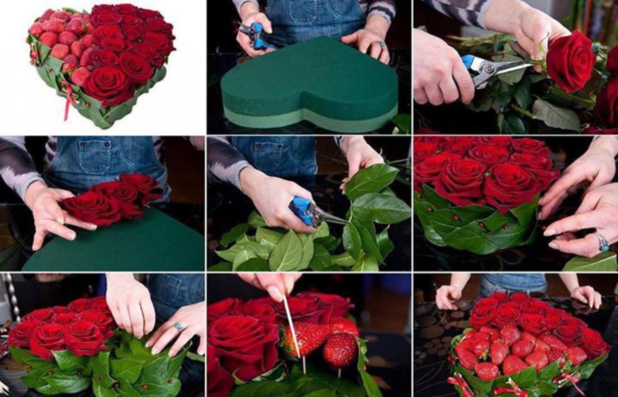 Небольшие цветочные композиции