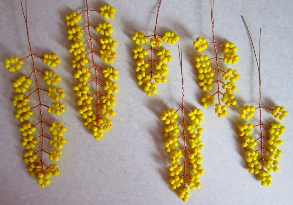 Бисер бонсай японский клен