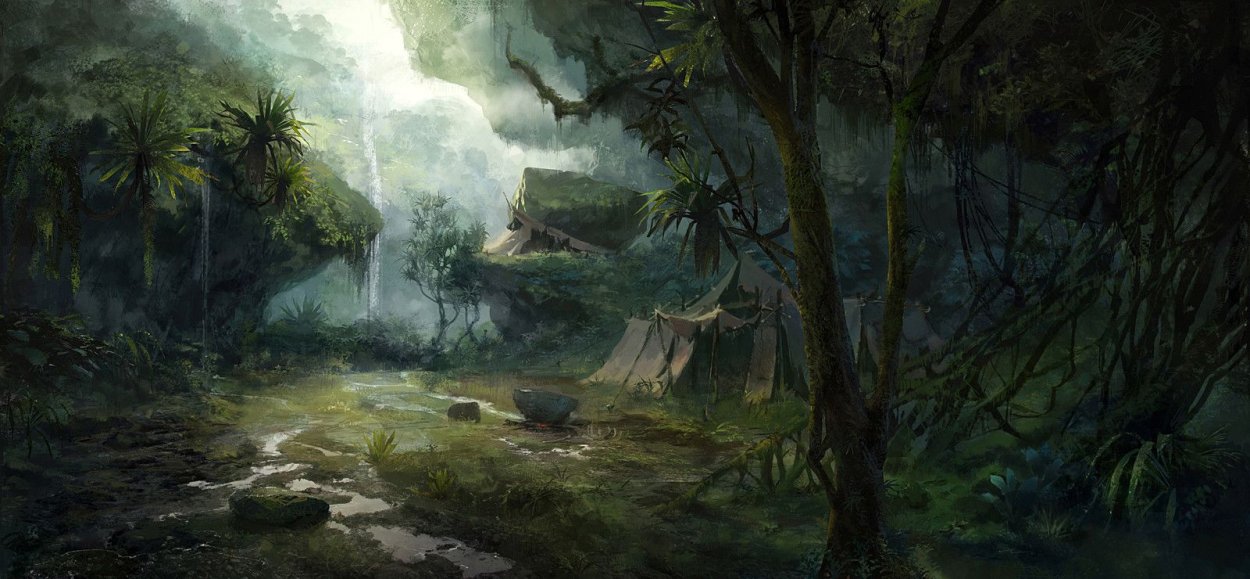 Лес ДНД арт