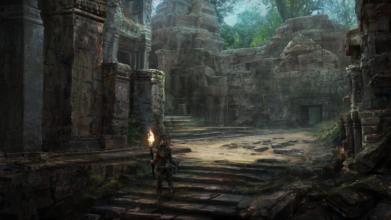 Древний храм в джунглях