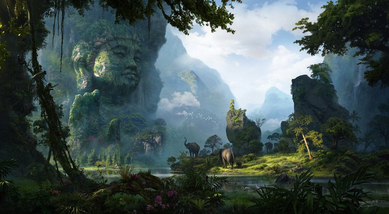 Пейзаж джунгли