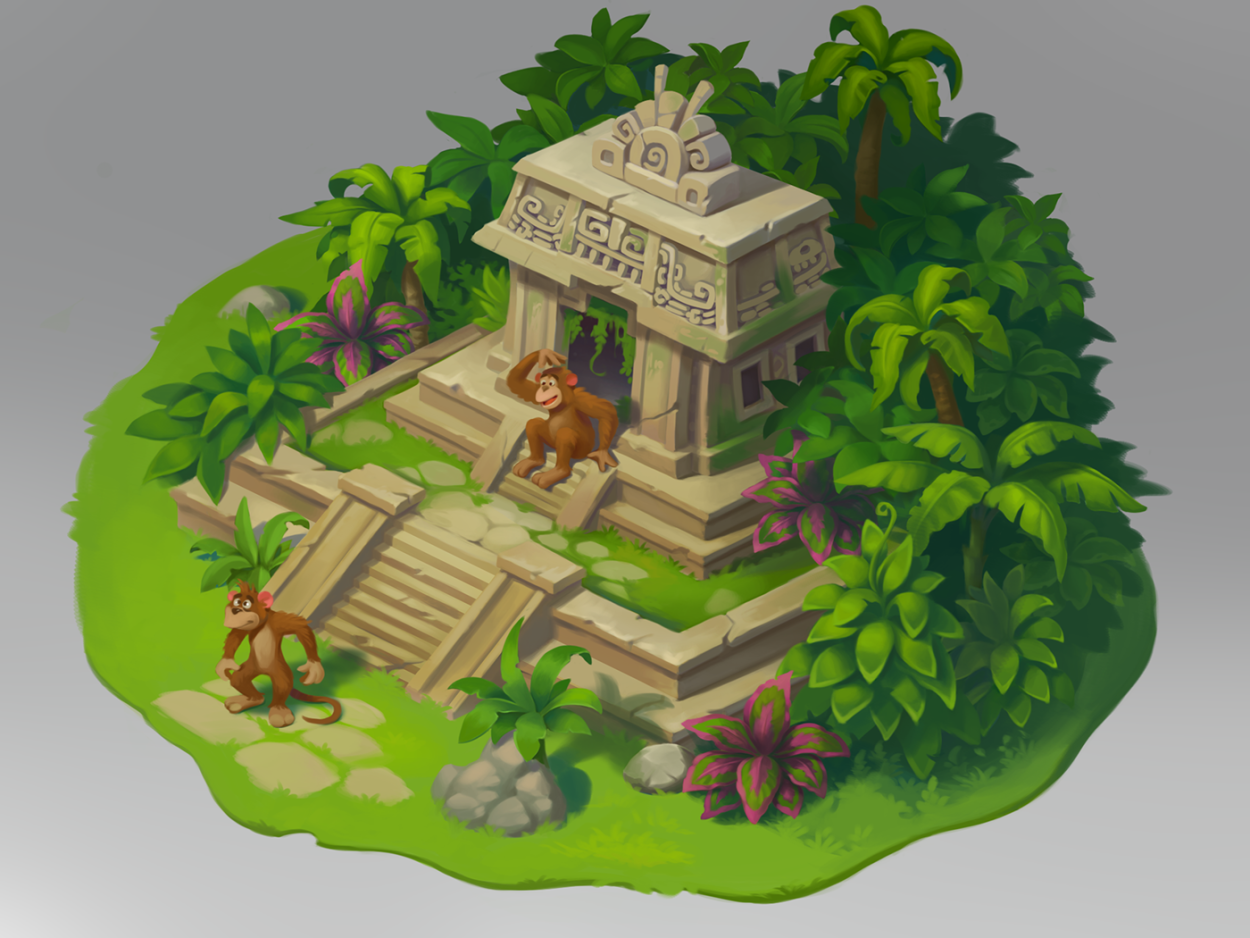 Казуальная игра джунгли