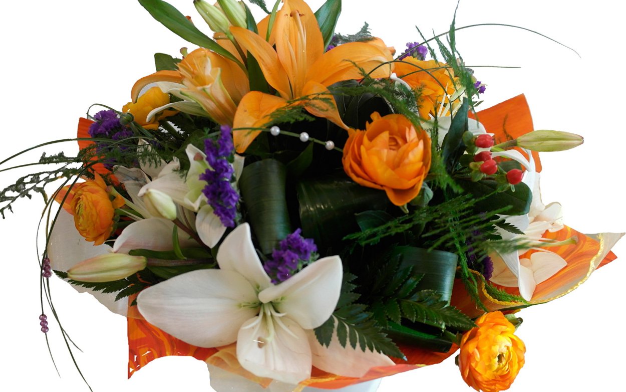 Красивый букет для дамы