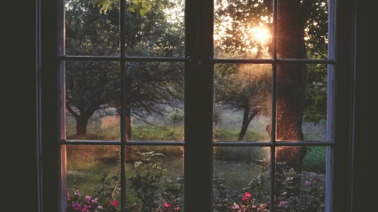 Пейзаж в окне