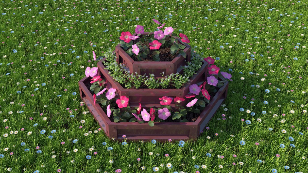 Украшение клумб