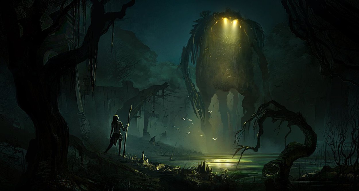 Фэнтези мрачные болота