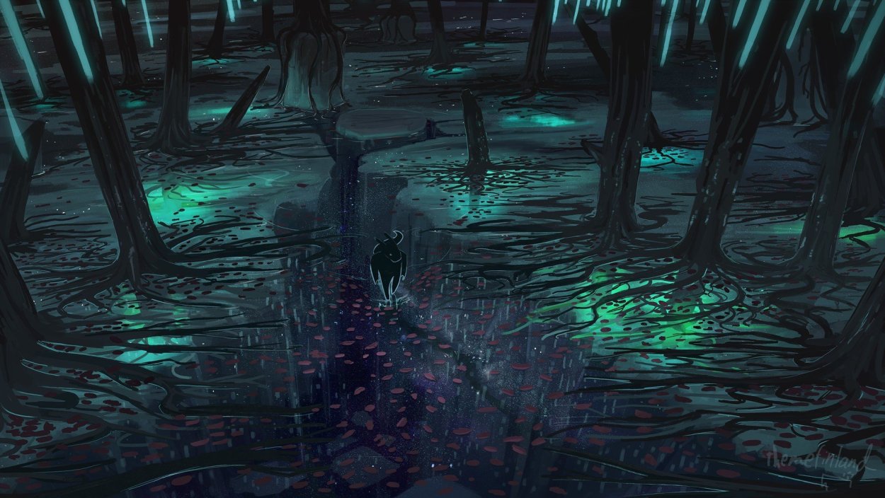 Сумеречный лес аниме