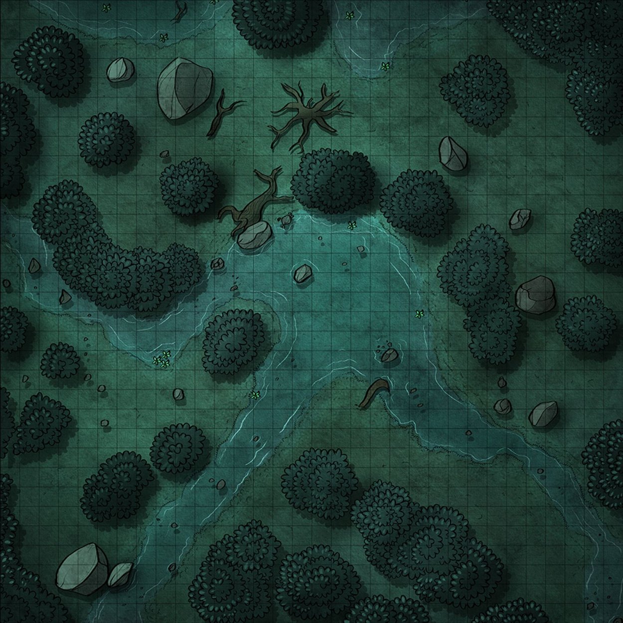 Swamp Map DND