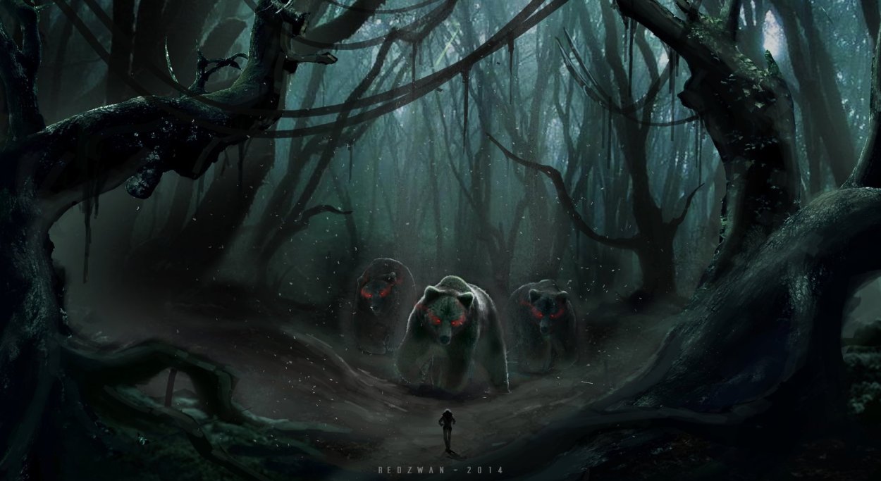Страшный лес фэнтези