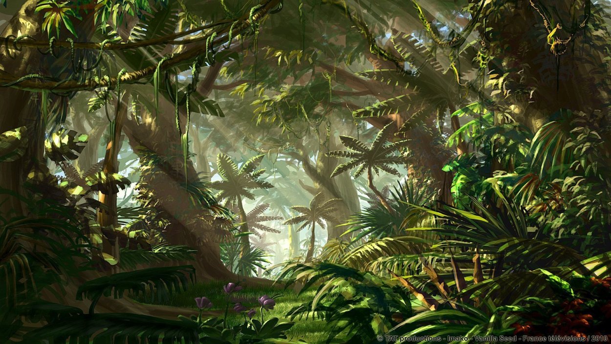 Обои джунгли