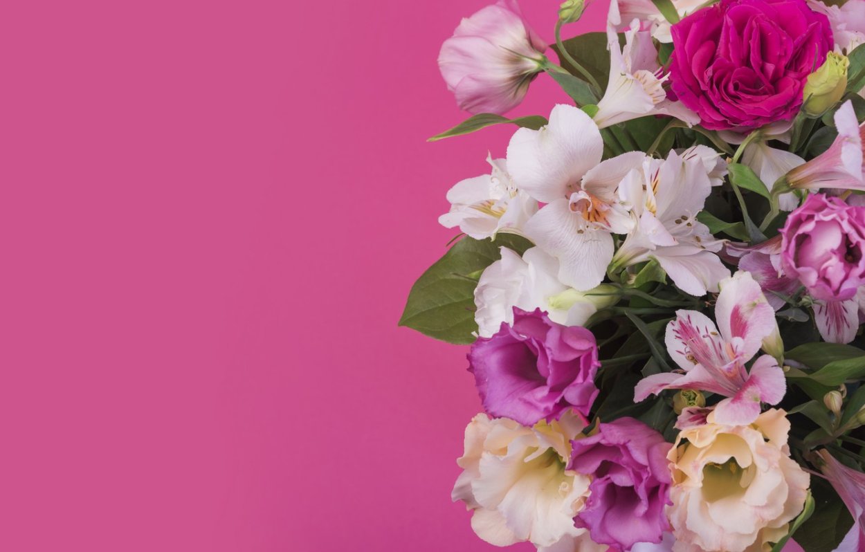 Фон с цветами для открытки