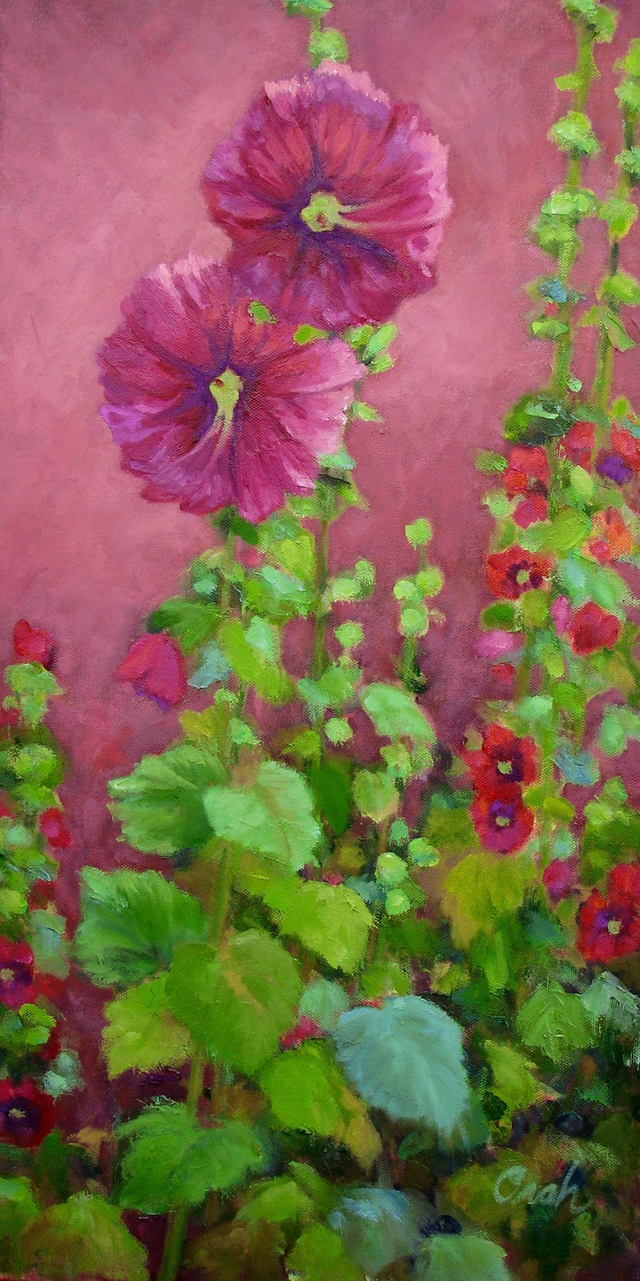 Старые рисунки цветов