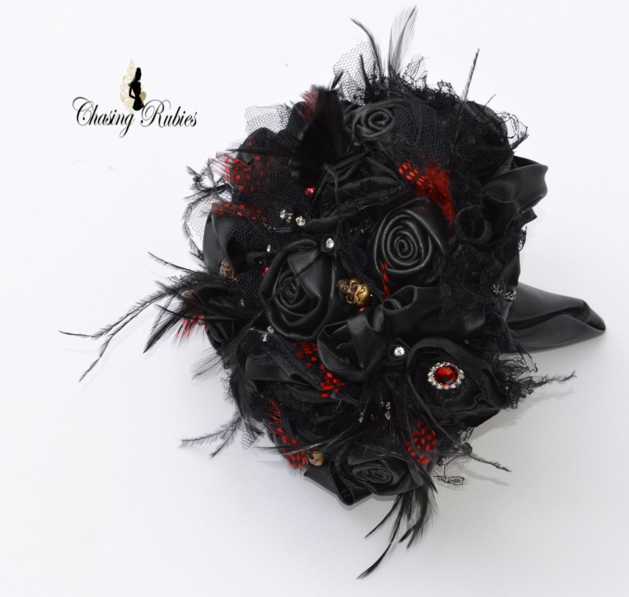 Готический свадебный букет