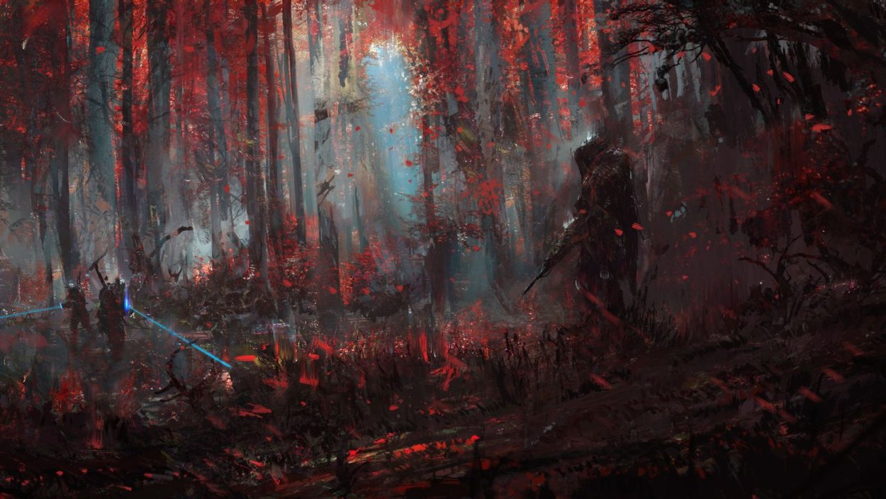 Кровавый лес фэнтези