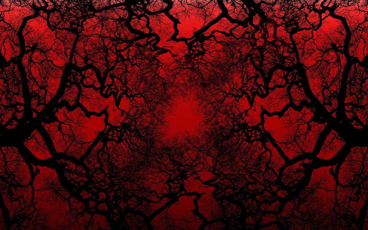 Мрачный лес фэнтези