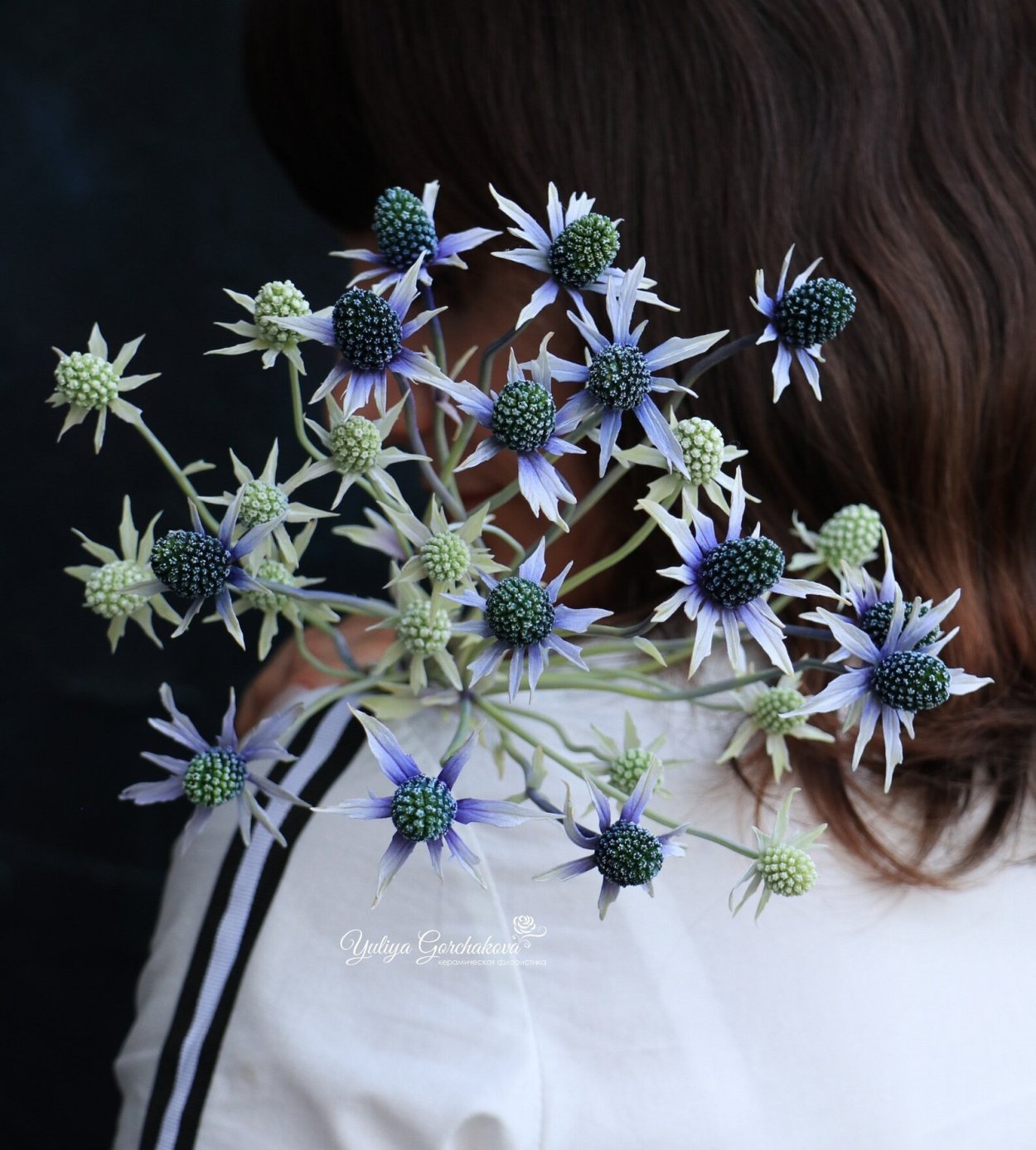 Синеголовник из фоамирана мастер класс