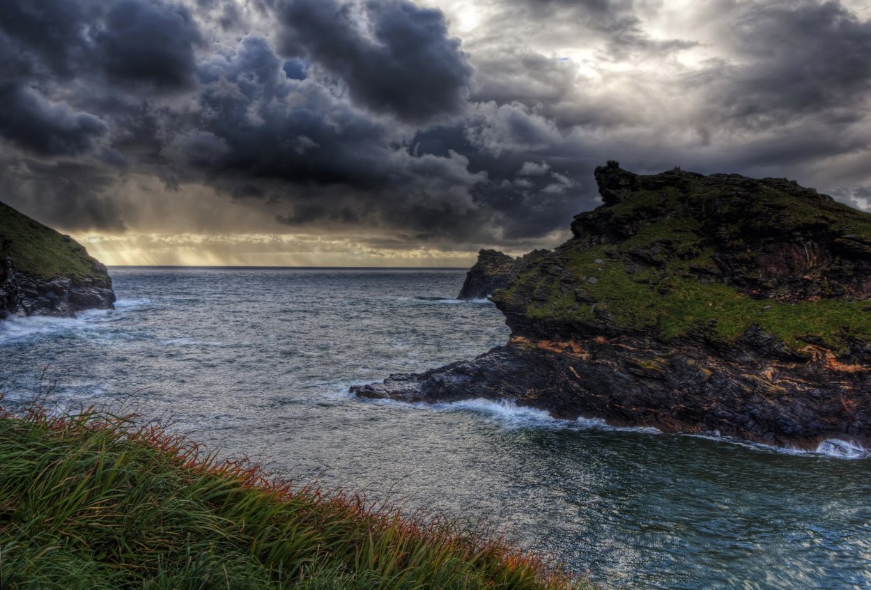 Побережье Корнуолла Англия