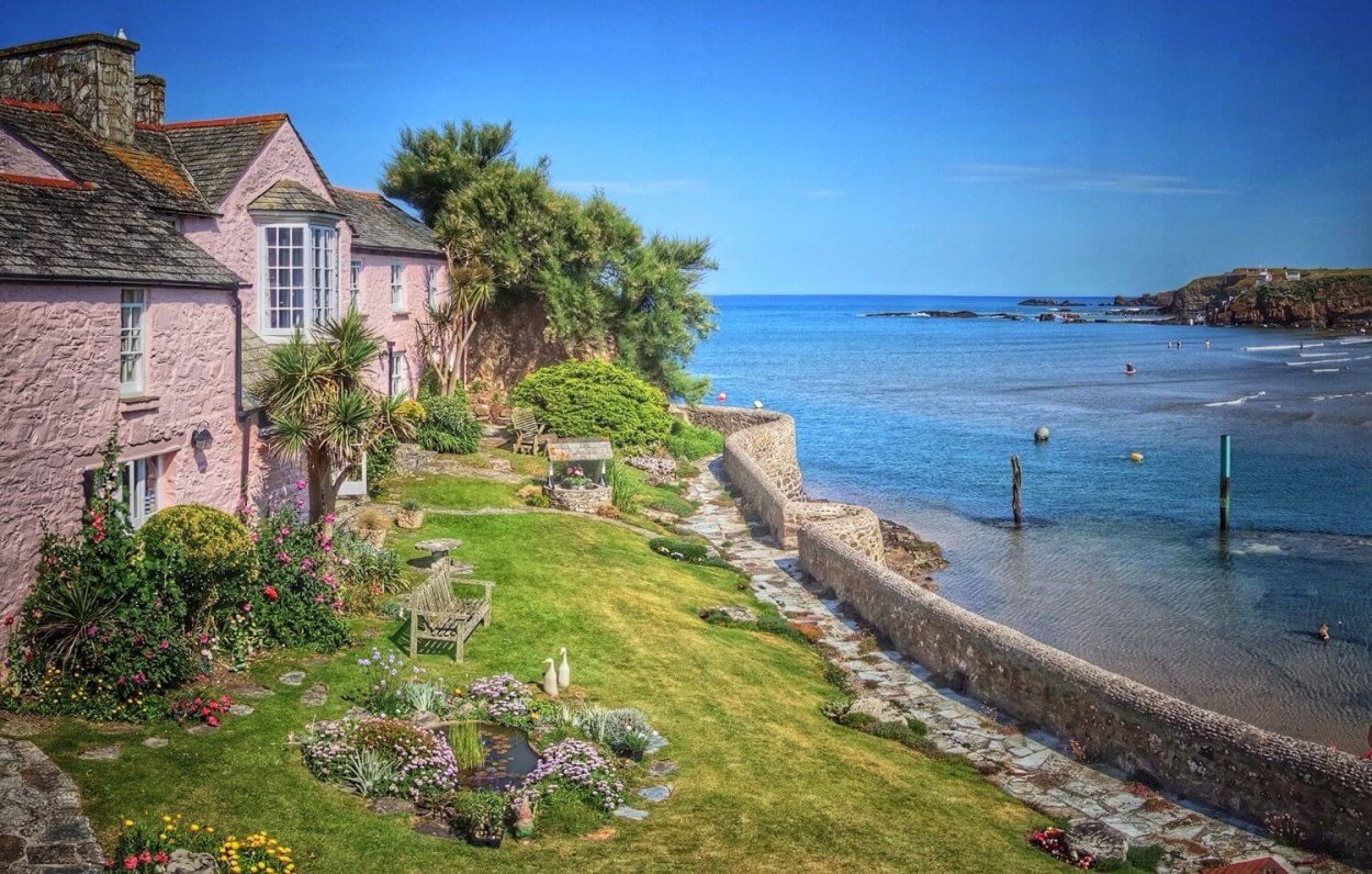 Побережье Корнуолла Англия
