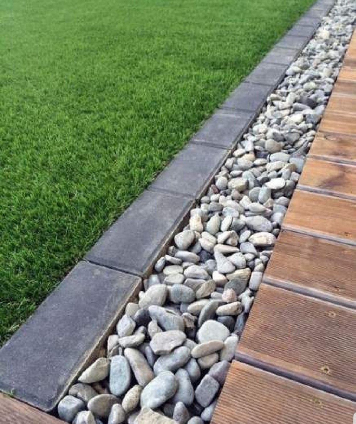 Отмостка галька