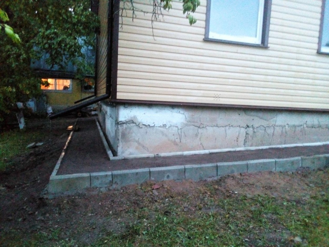 Высокая отмостка