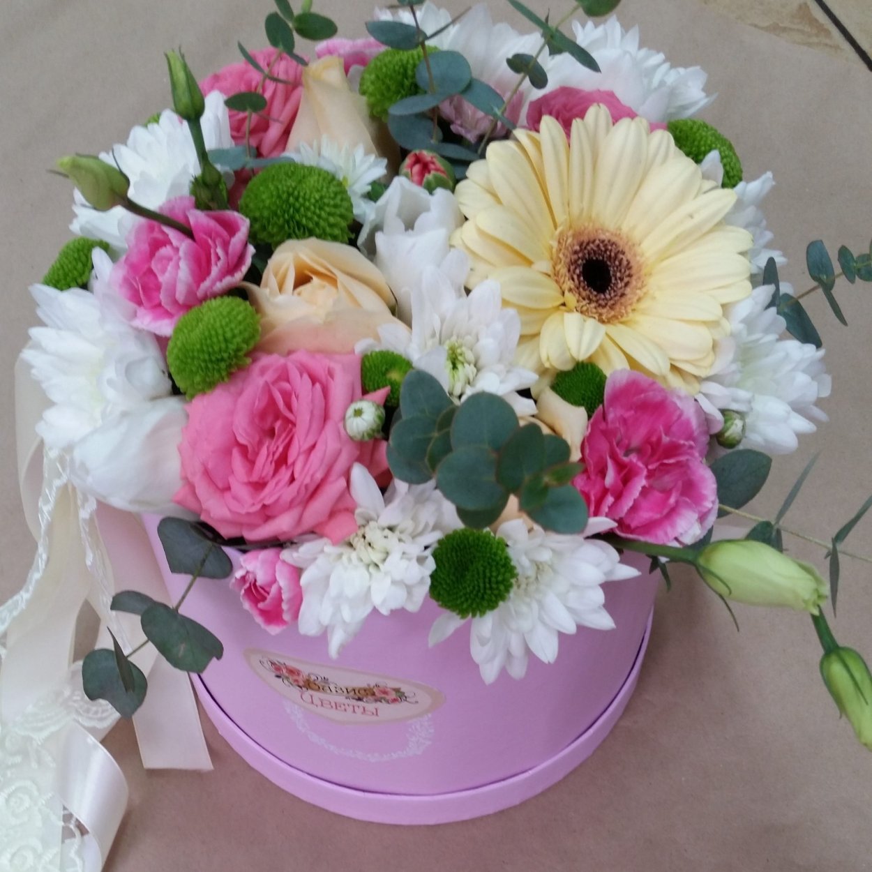 Композиции на флористической губке