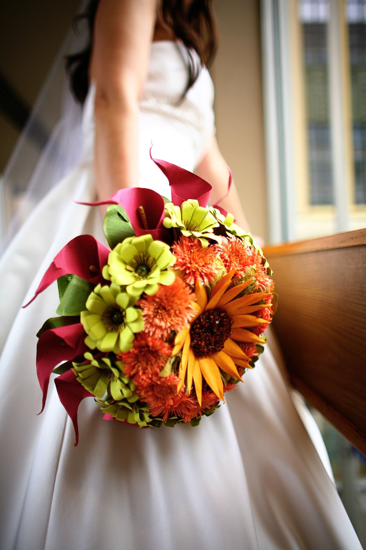 Бидермейер букет невесты