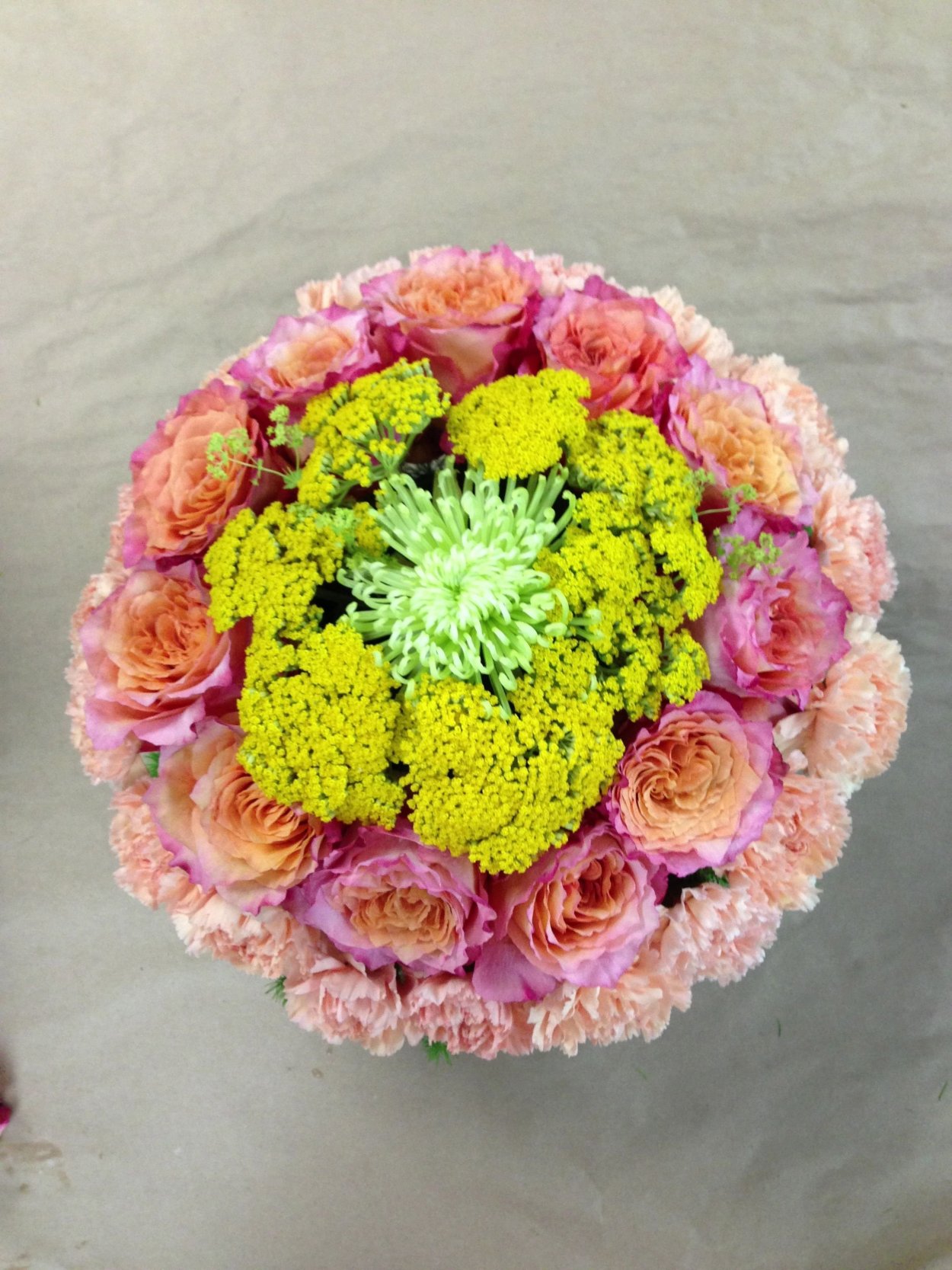 Бидермейер букет невесты