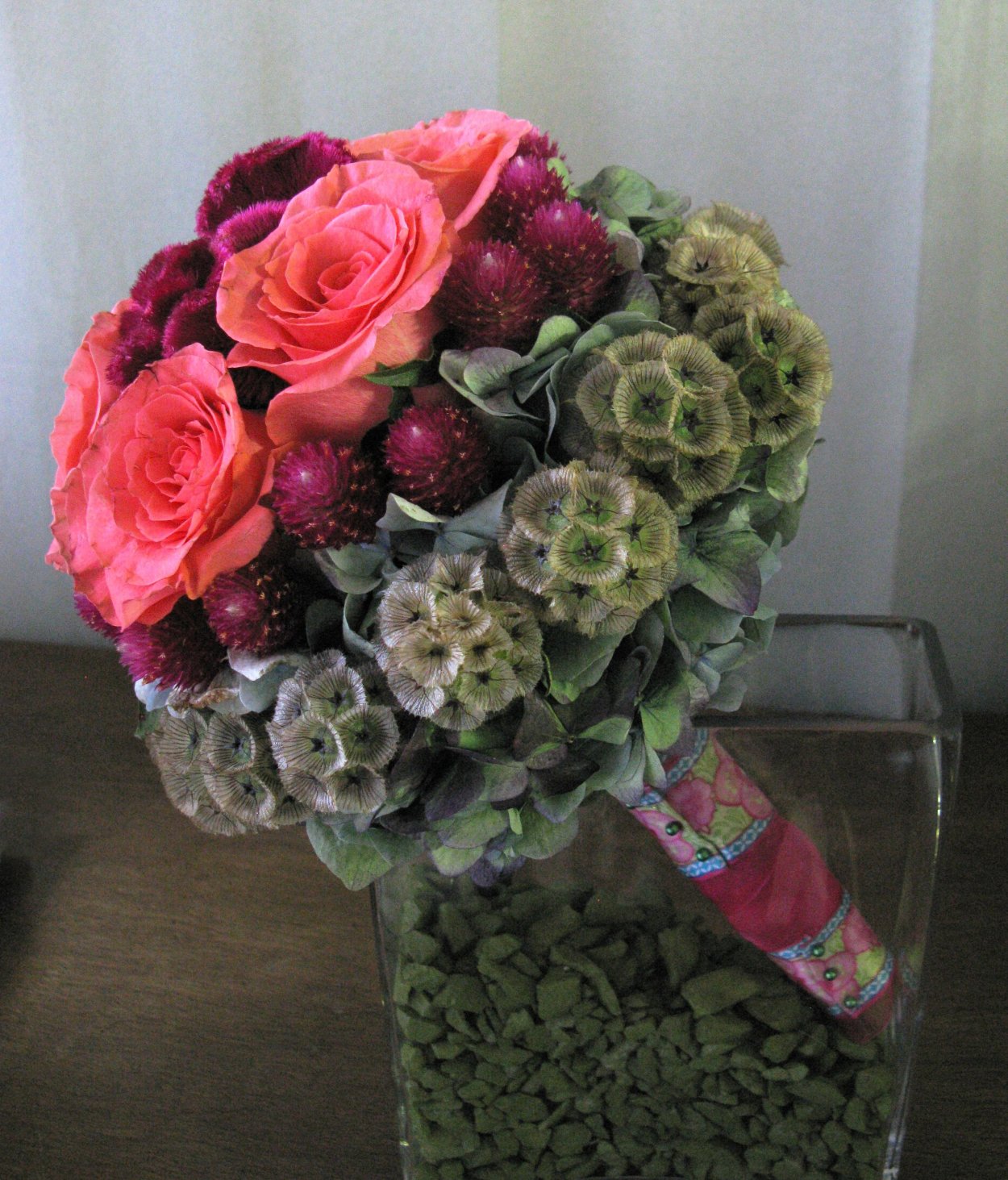 Бидермейер букет невесты