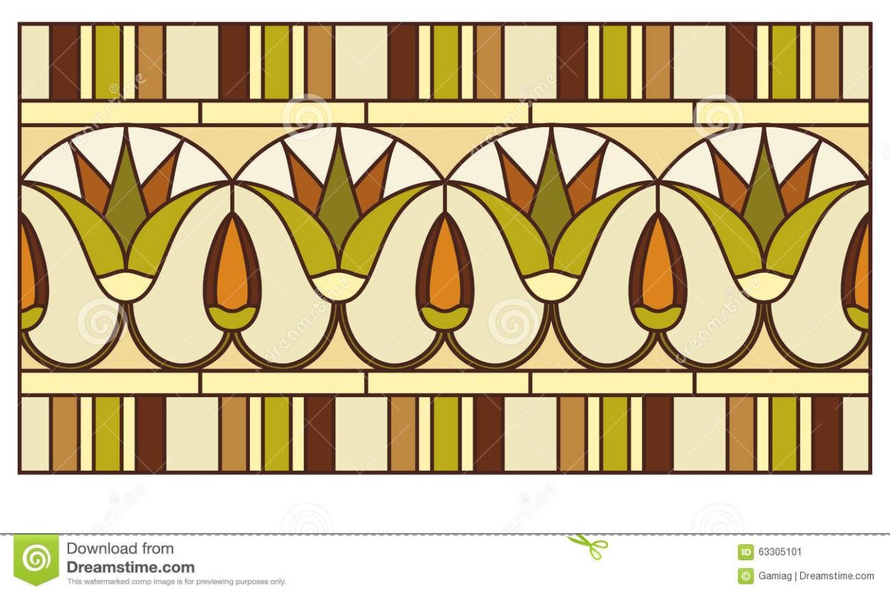 Лотос Египетская фреска