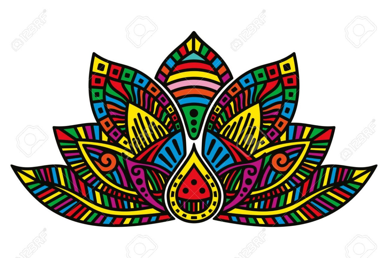 Египетский Лотос тату