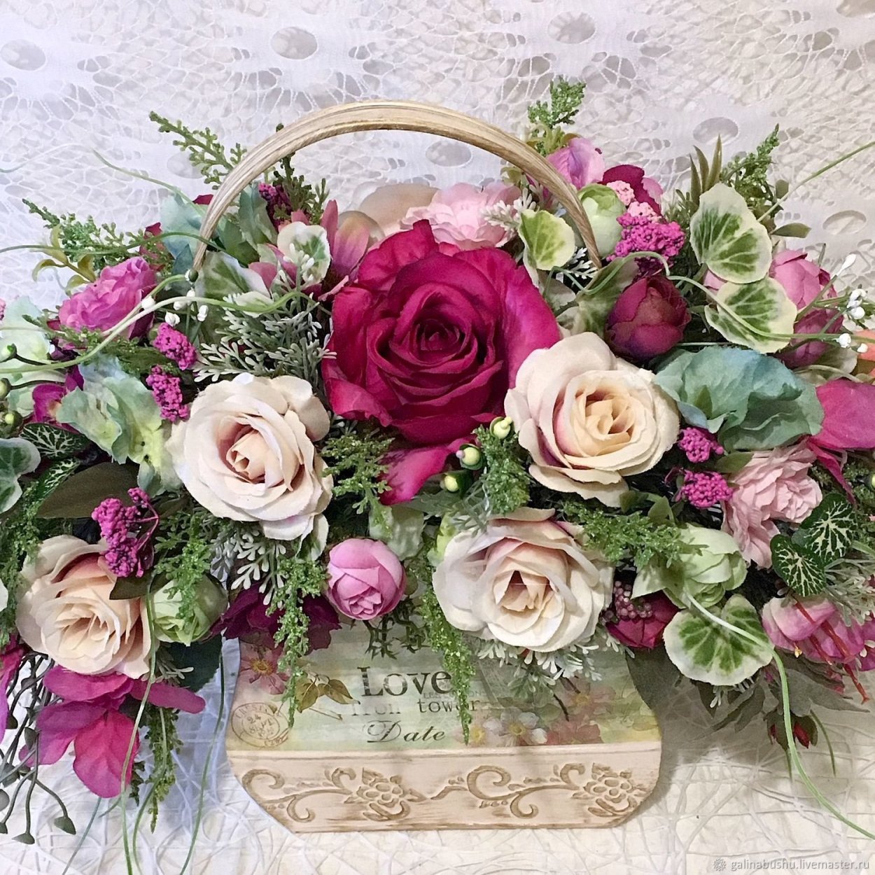 Цветы в сумке