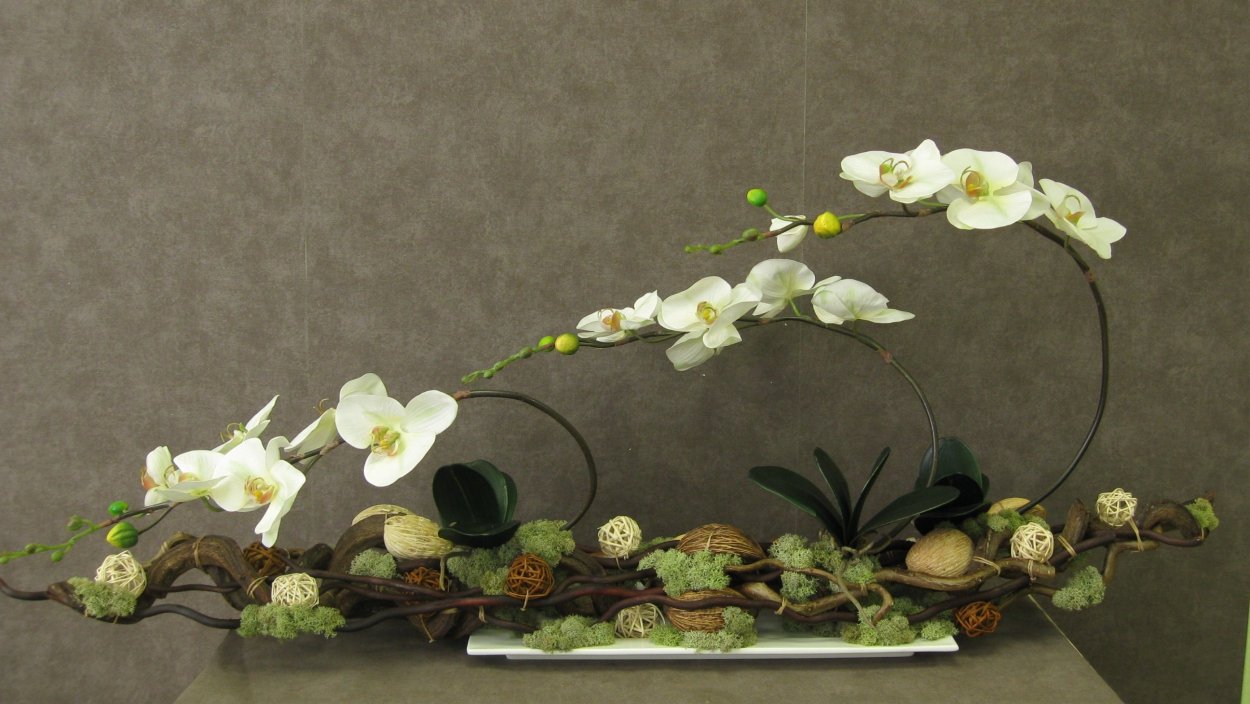 Цветочная экибана