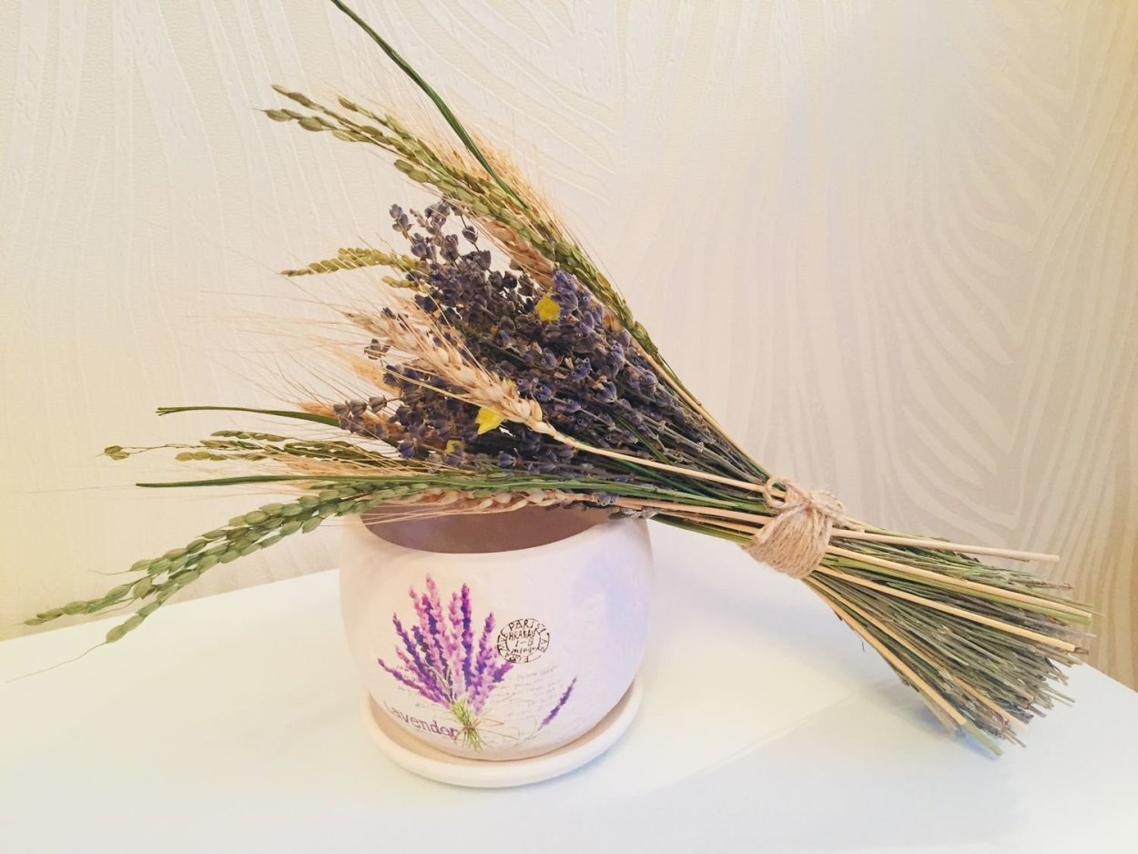 Букет из полевых Колосков