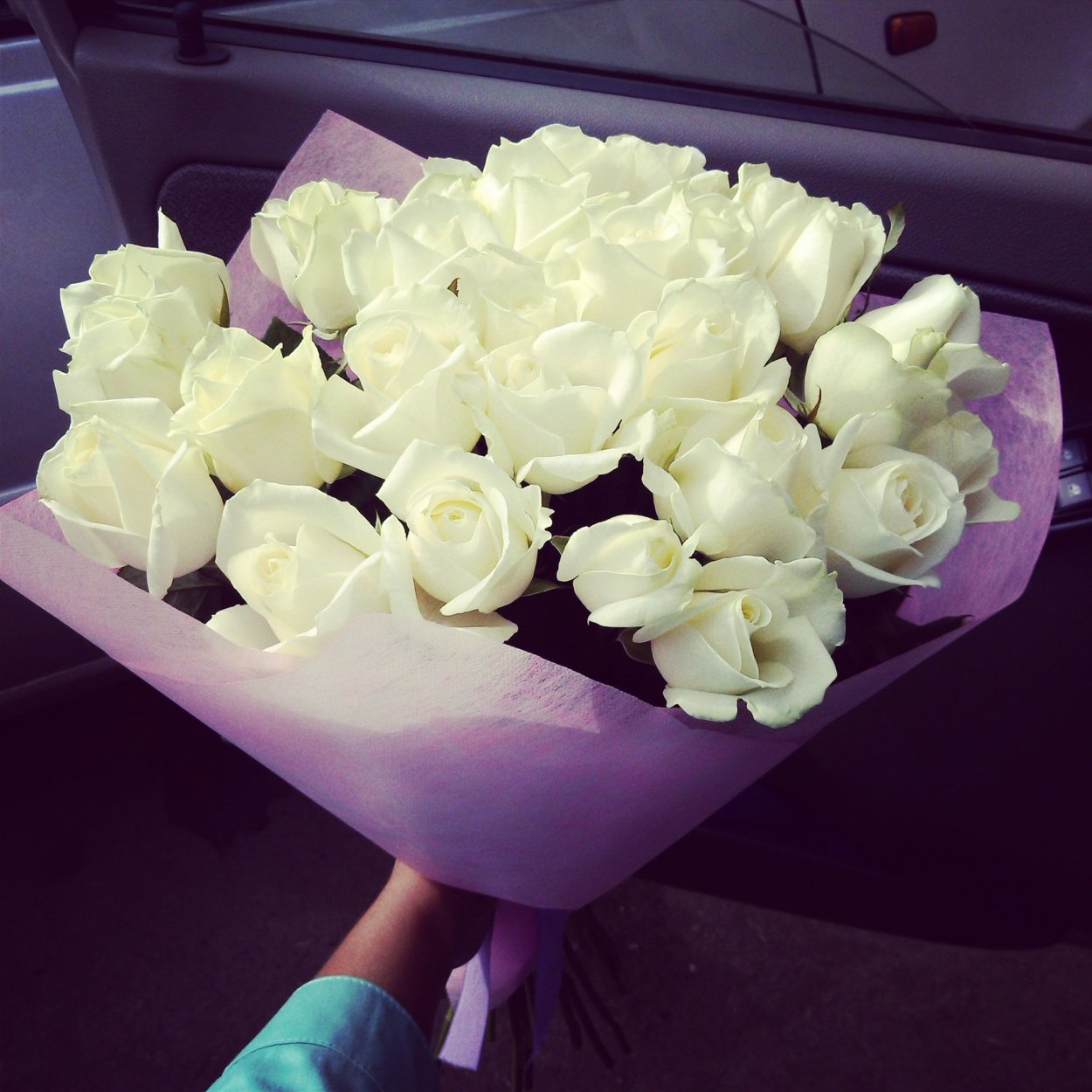 Любимый подарил цветы