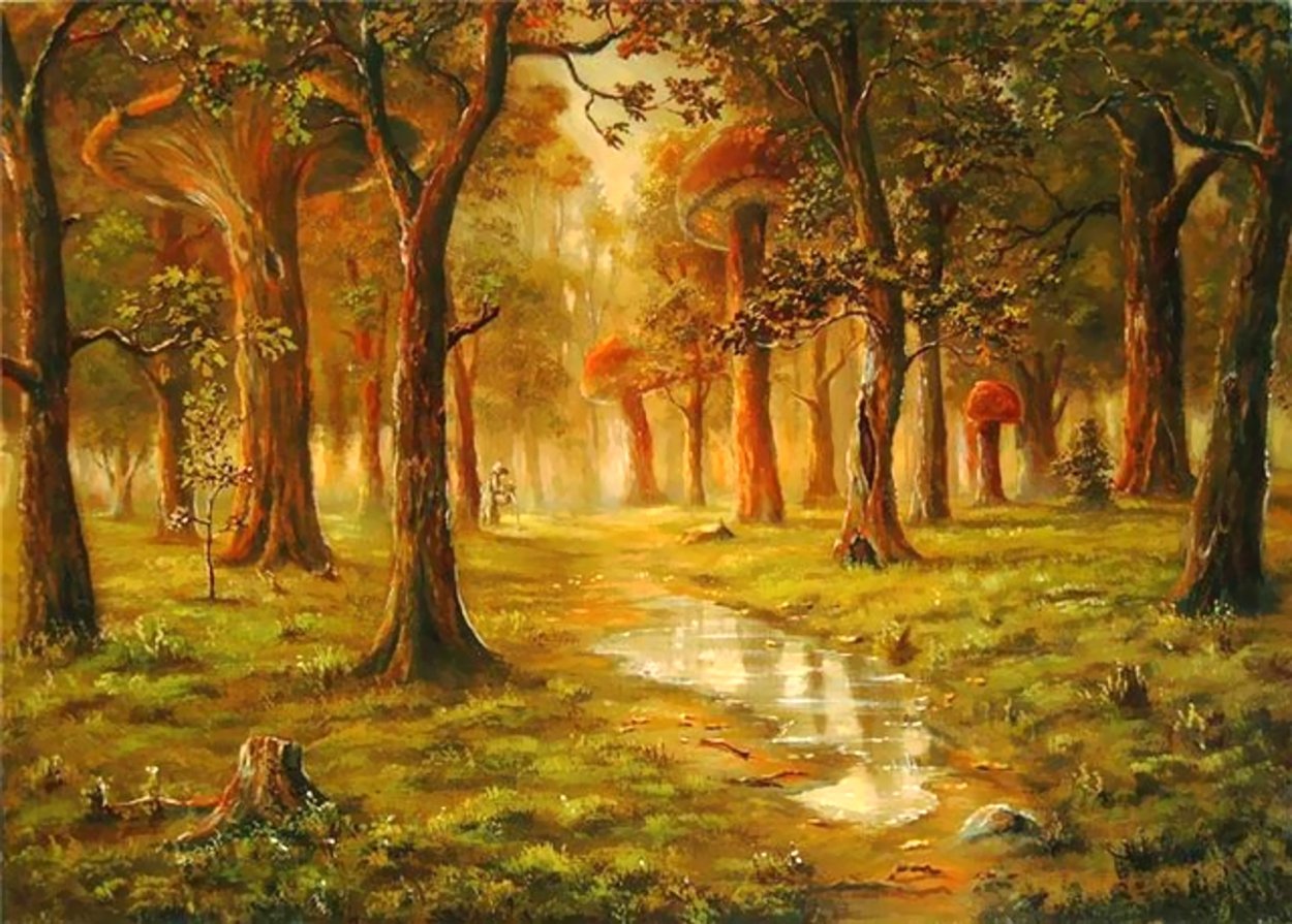 Сказочные пейзажи Станислава побытова