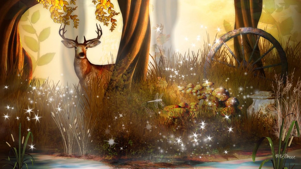 Сказочный олень