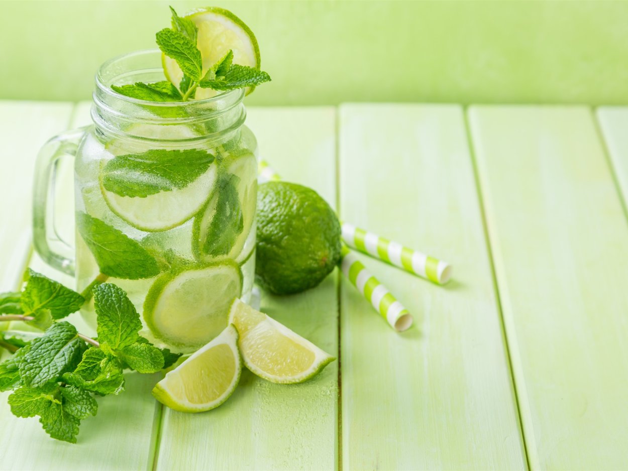 Лимонад лайм и мята