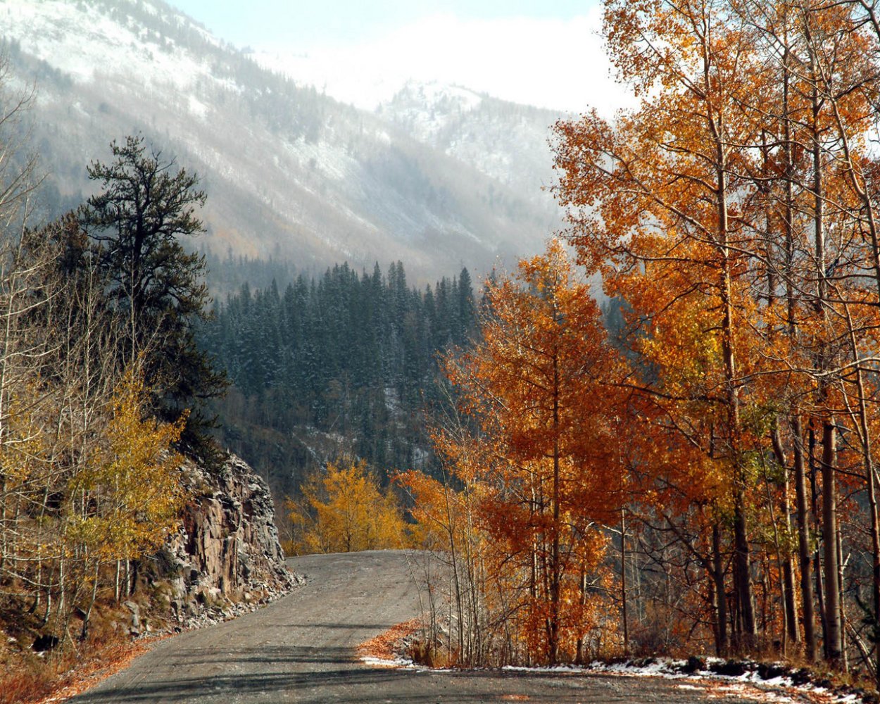 Поздняя осень в горах
