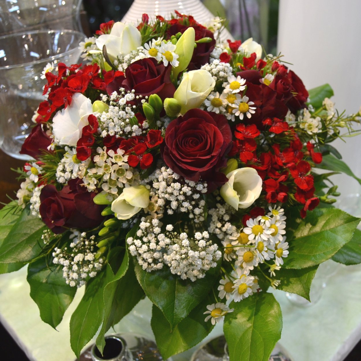 Красивый букет настоящий